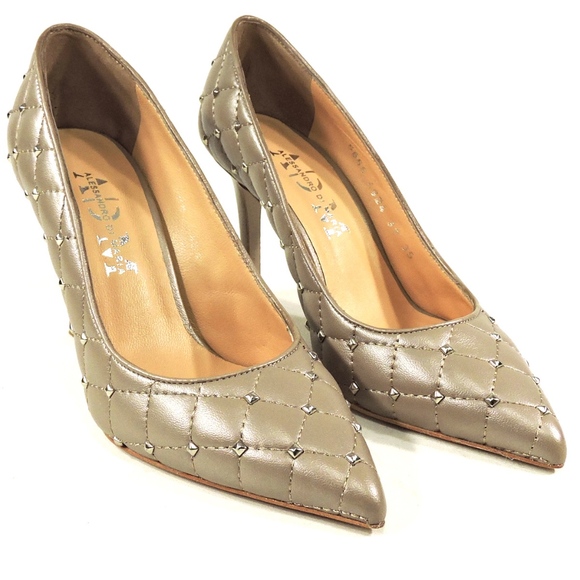 WOOMEN'S LEATHER FASHION PAMPS - Picture 2 of 8